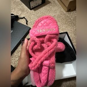 Women’s CHANEL Pink sandals size 36 (6)